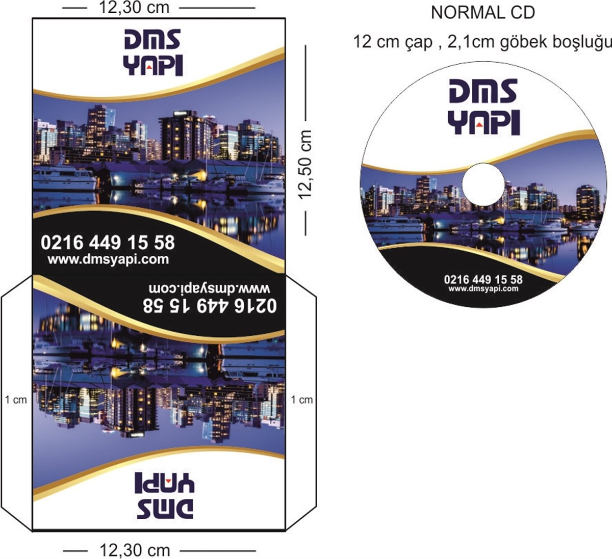 Serigrafi Baskılı CD-R, Baskılı Kartonet 1.000 adet