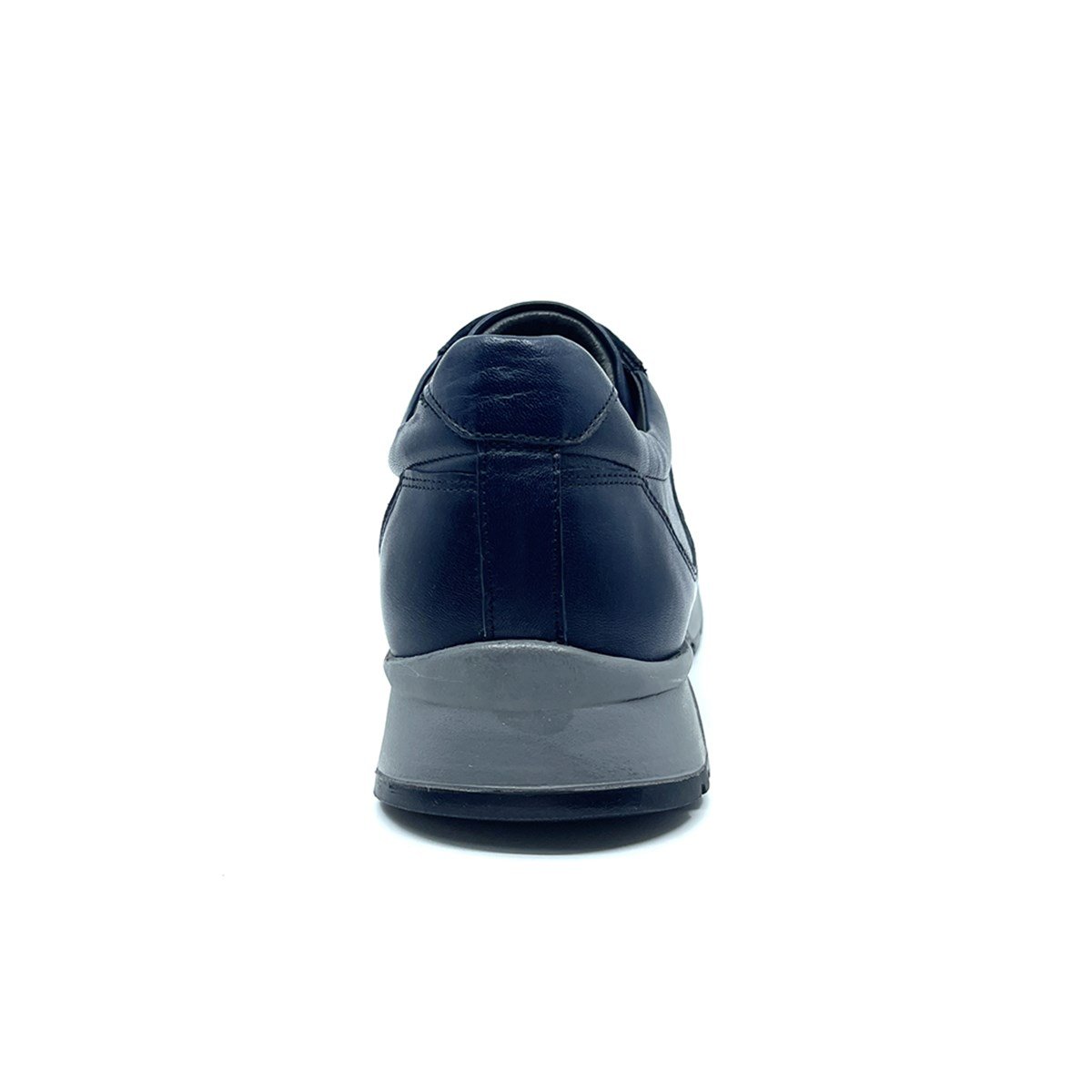 Fosco Hakiki Deri Lacivert Sneaker Erkek Ayakkabı 2721 305