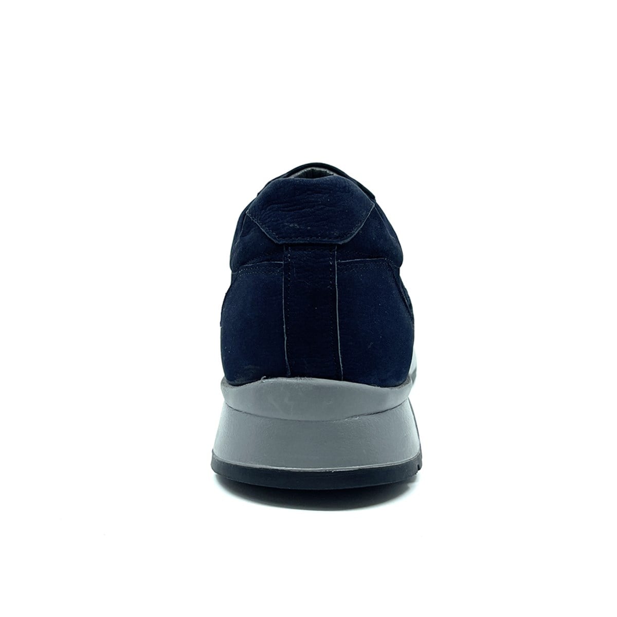 Fosco Hakiki Deri Nubuk Lacivert Sneaker Erkek Ayakkabı 2721 49