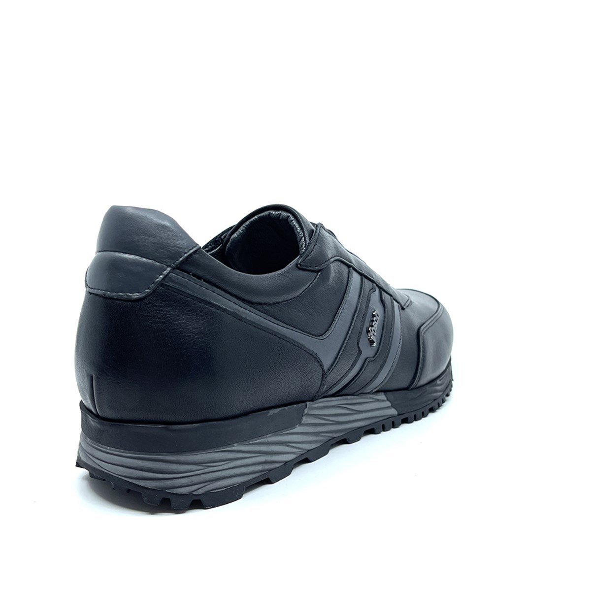 Fosco Hakiki Deri Siyah Sneaker Erkek Ayakkabı 2544 306 313 
