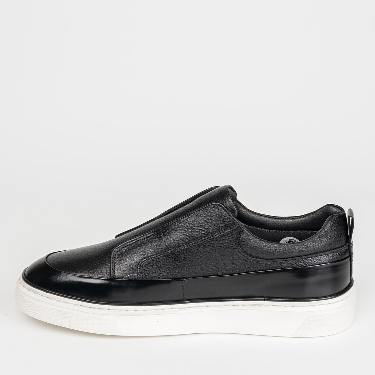Fosco Hakiki Deri Sneaker Erkek Ayakkabı Siyah 3288 300 903