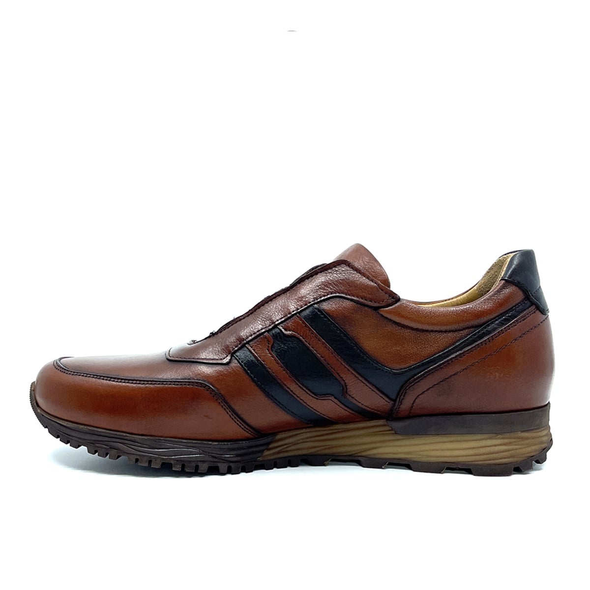 Fosco Hakiki Deri Taba Sneaker Erkek Ayakkabı 2544 686 305
