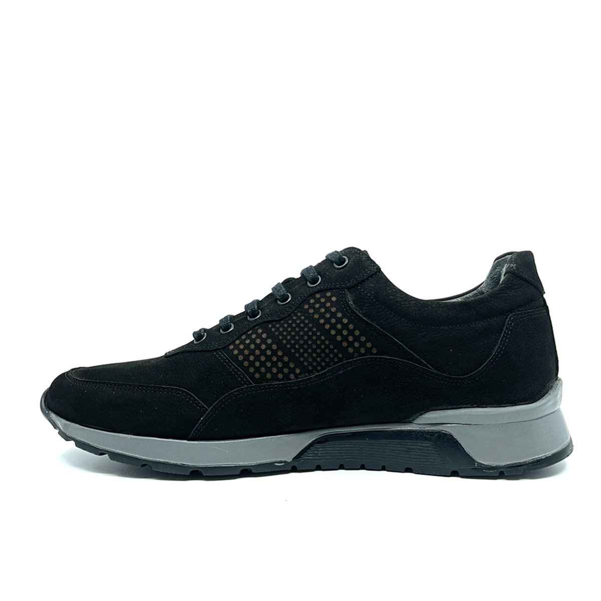 Fosco Nubuk Deri Siyah Sneaker Erkek Ayakkabı 2721 983 