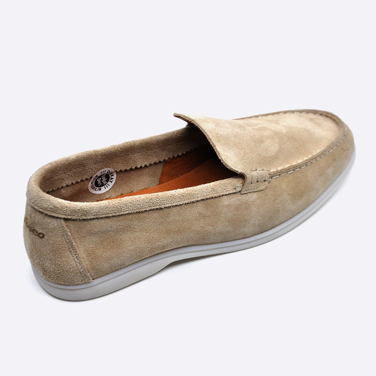 Fosco Süet Deri Yazlık Loafer Erkek Ayakkabı Bej 9874 115