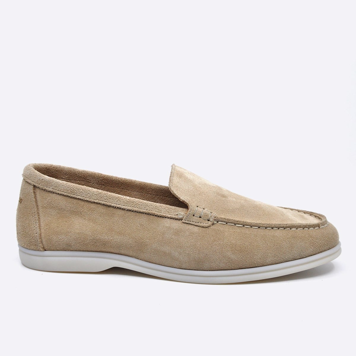 Fosco Süet Deri Yazlık Loafer Erkek Ayakkabı Bej 9874 115