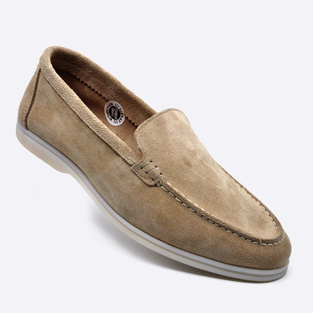 Fosco Süet Deri Yazlık Loafer Erkek Ayakkabı Bej 9874 115