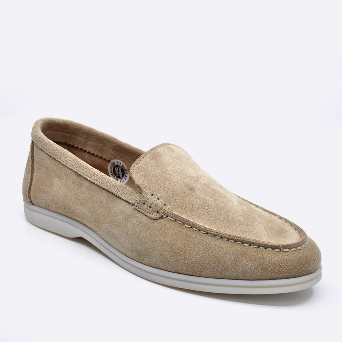 Fosco Süet Deri Yazlık Loafer Erkek Ayakkabı Bej 9874 115