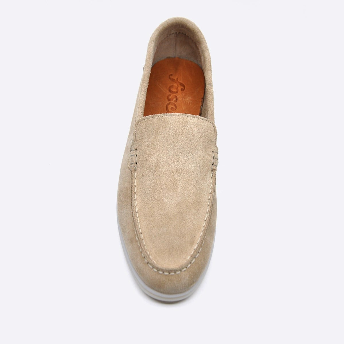 Fosco Süet Deri Yazlık Loafer Erkek Ayakkabı Bej 9874 115