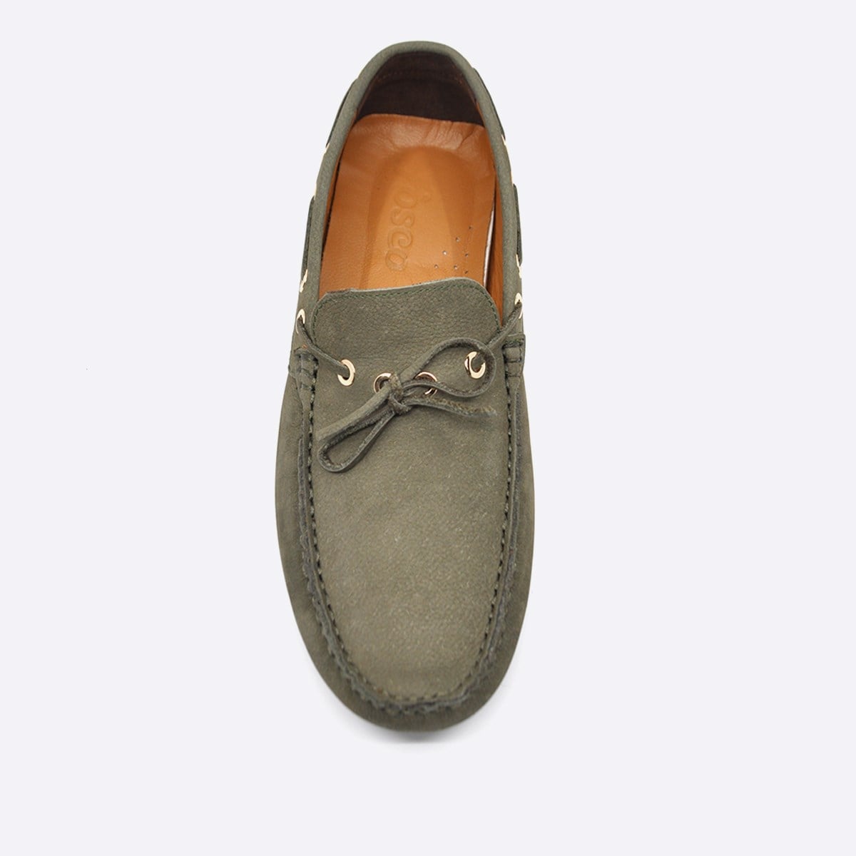 Fosco Yazlık Loafer Erkek Ayakkabı Nubuk Haki 9845