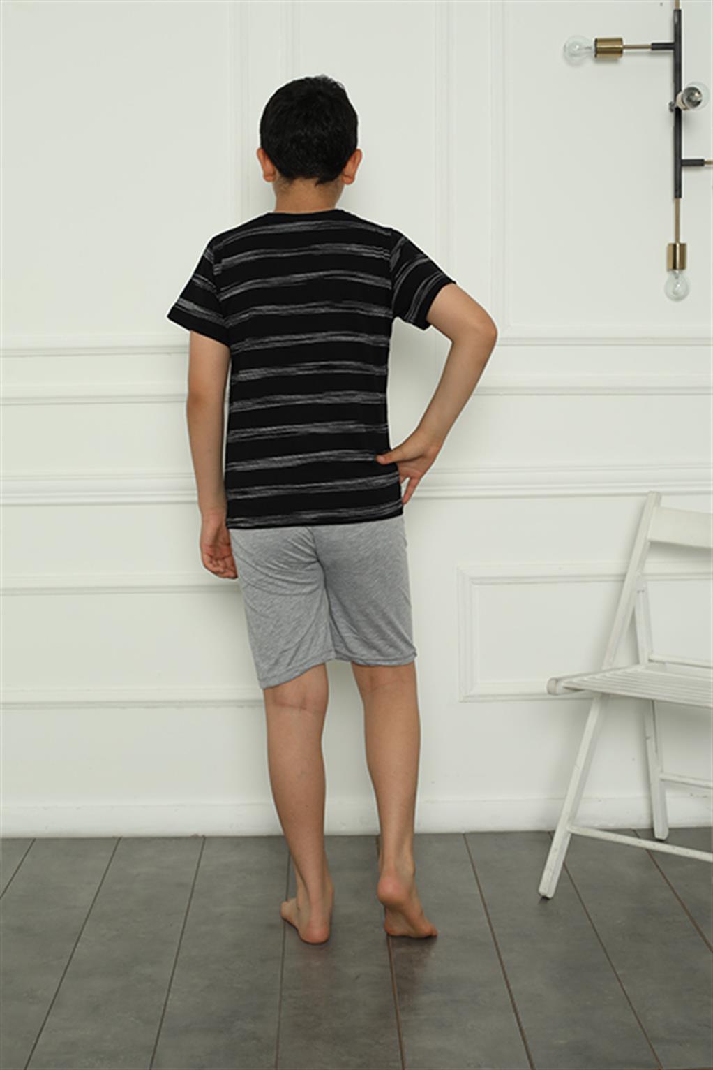 Akbeniz Aile Penye Şortlu Pijama Takım (baba - oğul ) 50115 Ayrı Ayrı Satılır . Fiyatları Farklıdır