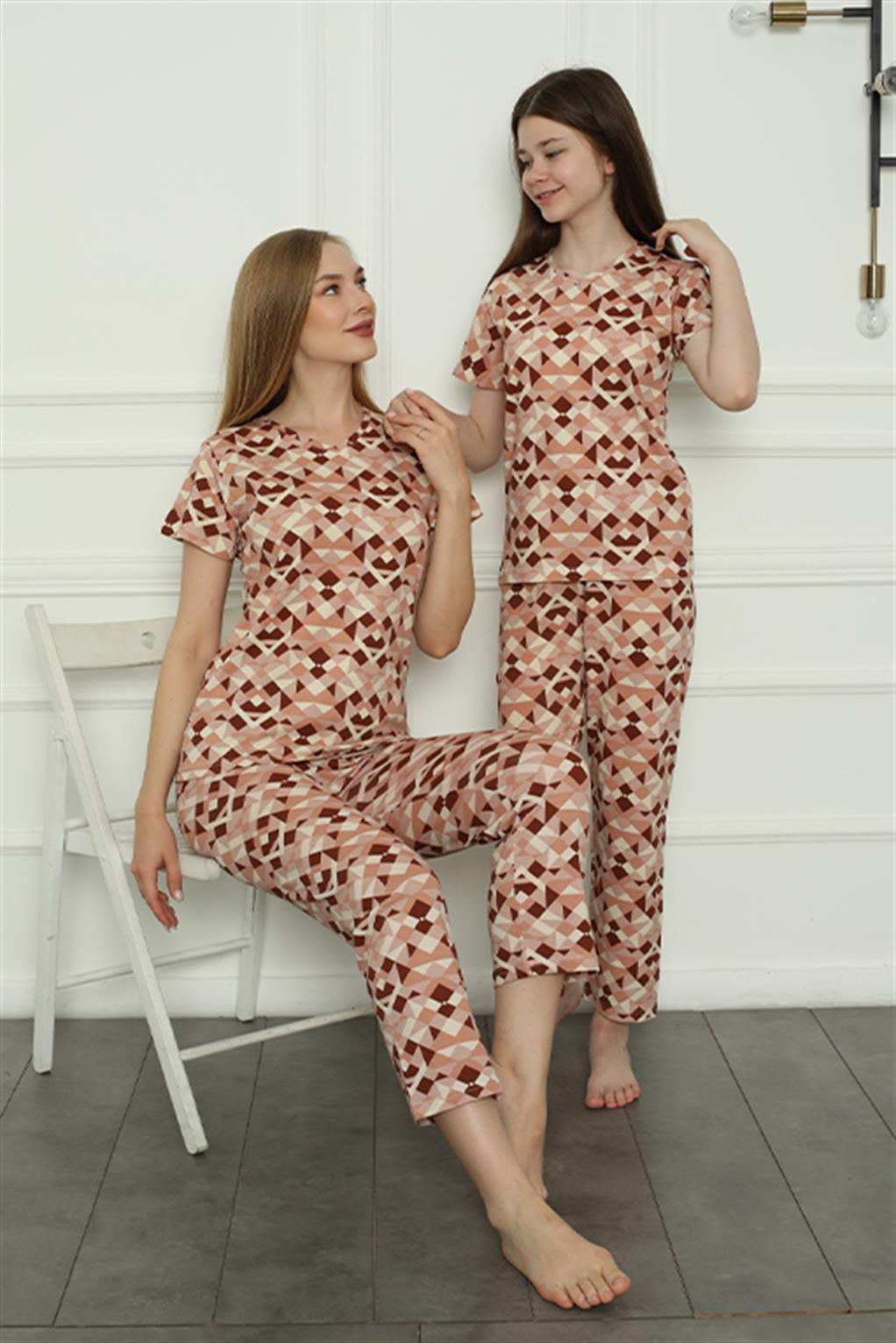 Akbeniz Anne Kız Aile Penye Pijama Takım Ayrı Ayrı Satılır. Fiyatları Farklıdır 50103