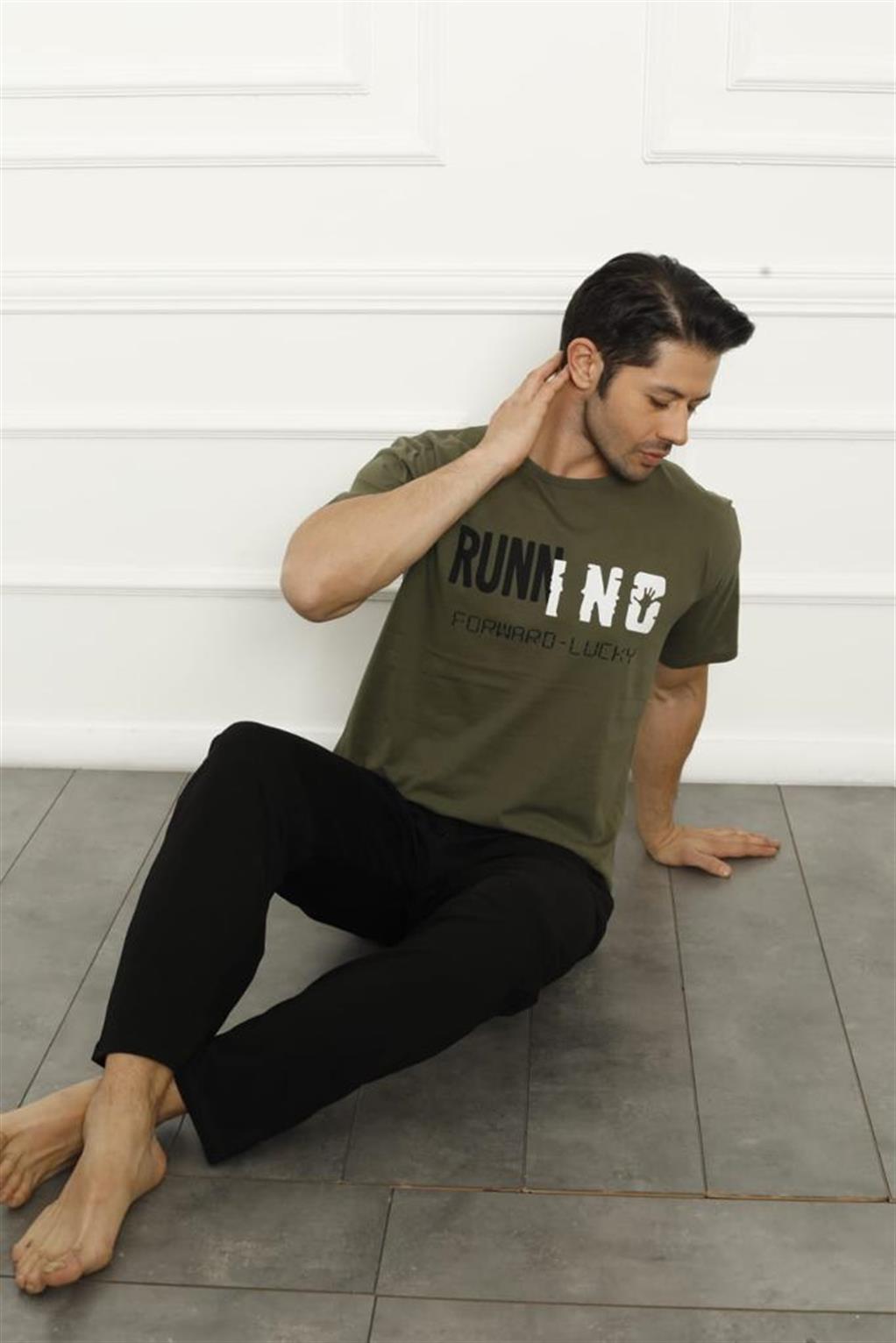 Akbeniz Baba Oğul Haki Aile Pijama Takım Ayrı Ayrı Satılır 50102