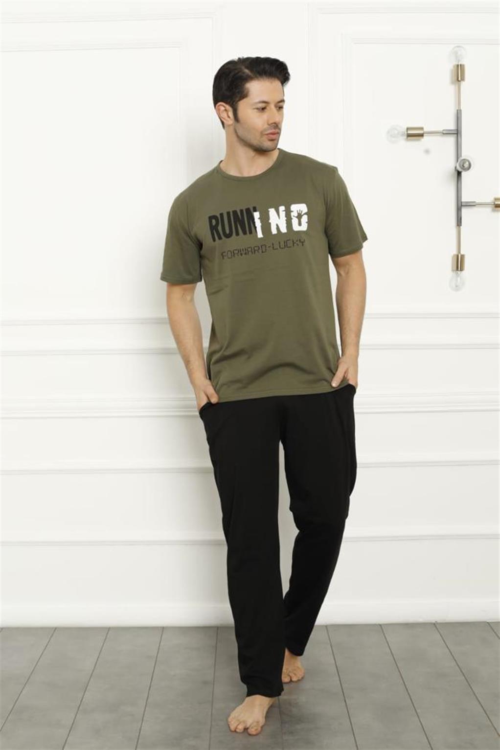 Akbeniz Baba Oğul Haki Aile Pijama Takım Ayrı Ayrı Satılır 50102