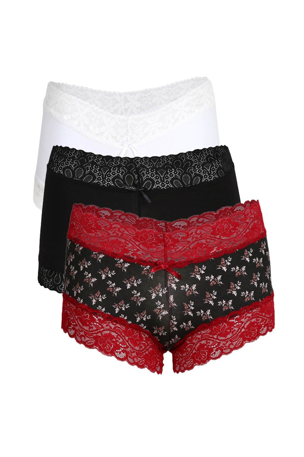 Akbeniz Bayan 3'lü Boxer 40203