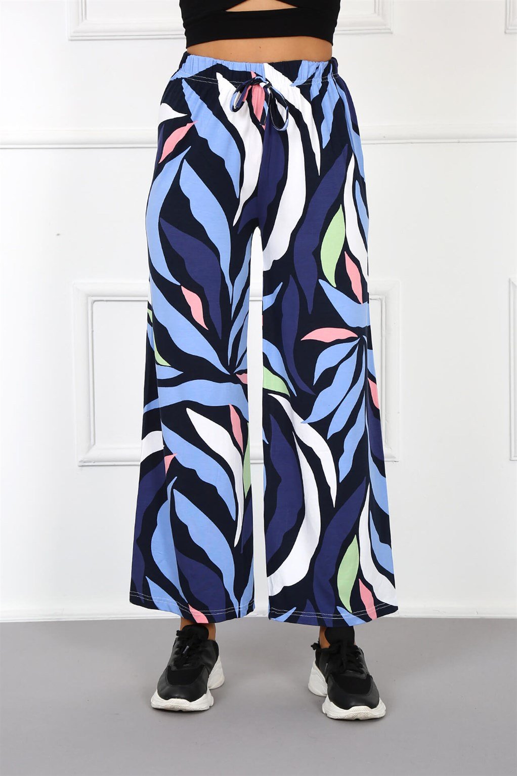 Akbeniz Bayan Penye Bol Paça Pantolon 210038