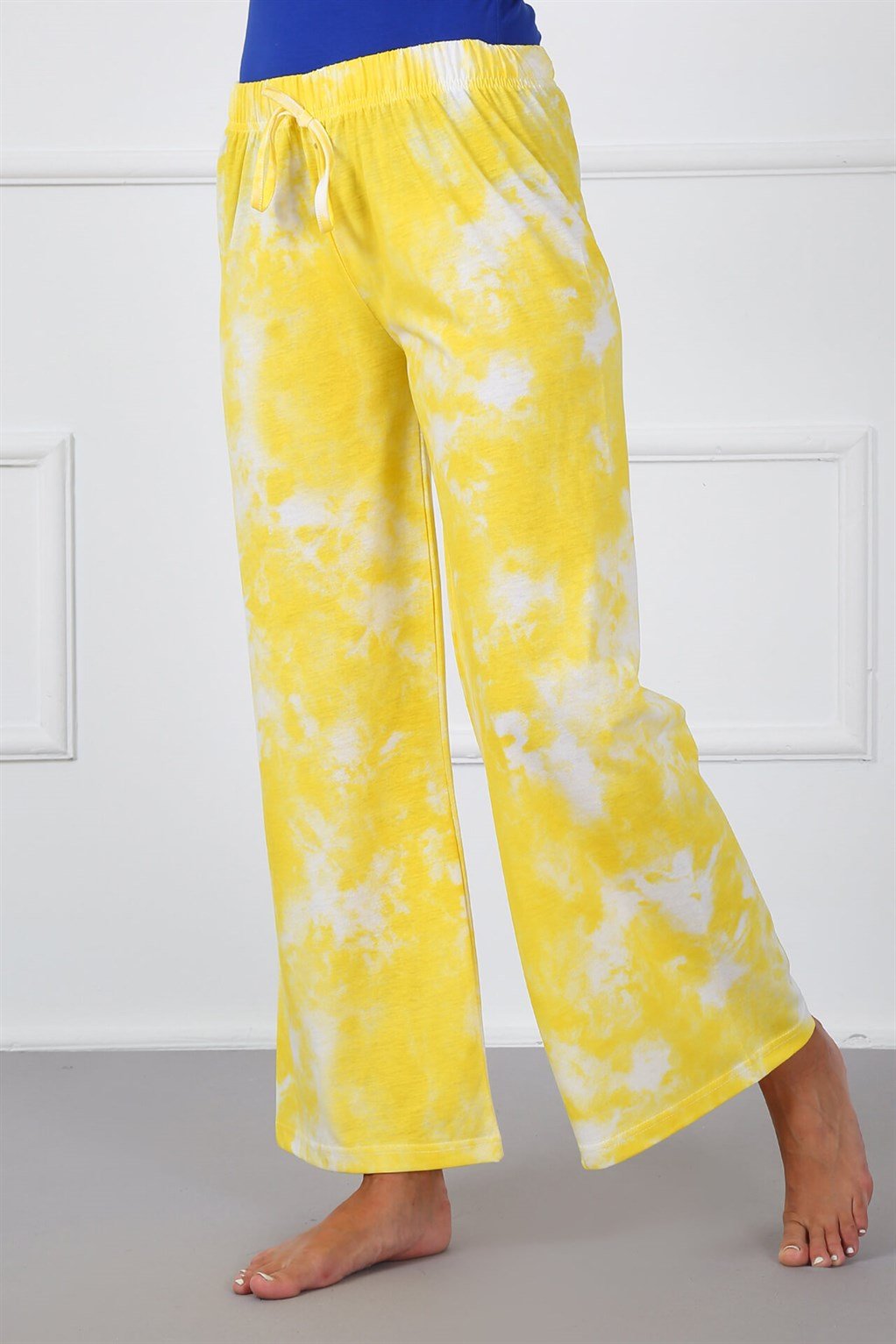 Akbeniz Bayan Penye Bol Paça Pantolon 210016