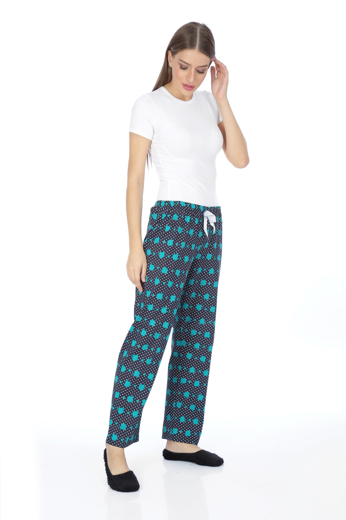 Akbeniz Bayan Tek Alt Pijama 27129