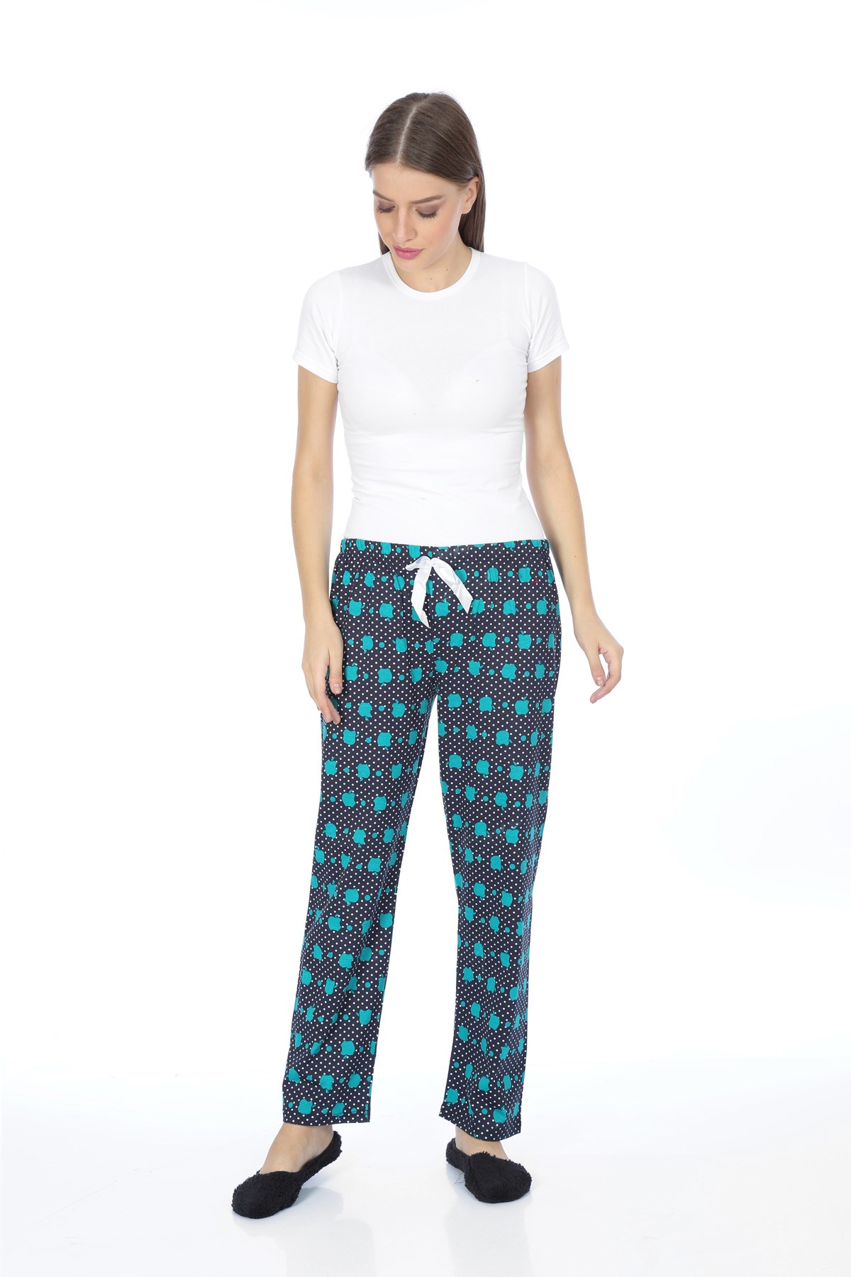 Akbeniz Bayan Tek Alt Pijama 27129