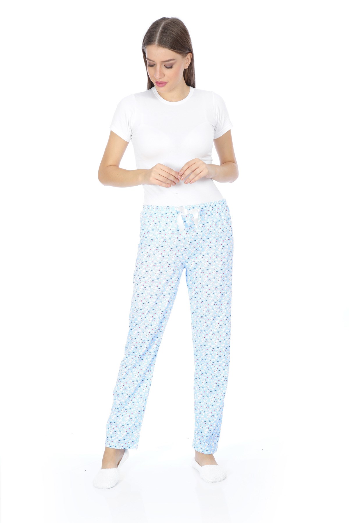 Akbeniz Bayan Tek Alt Pijama 27131