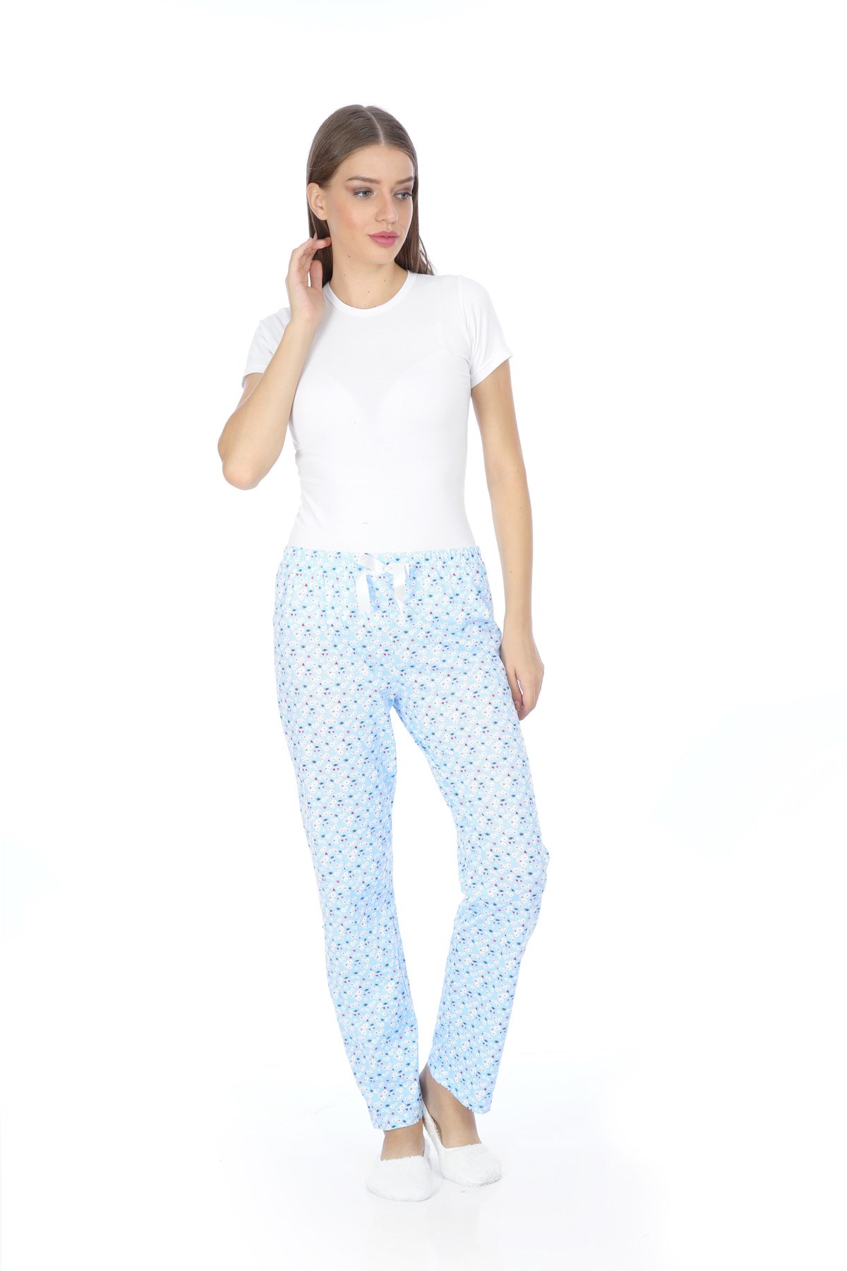 Akbeniz Bayan Tek Alt Pijama 27131