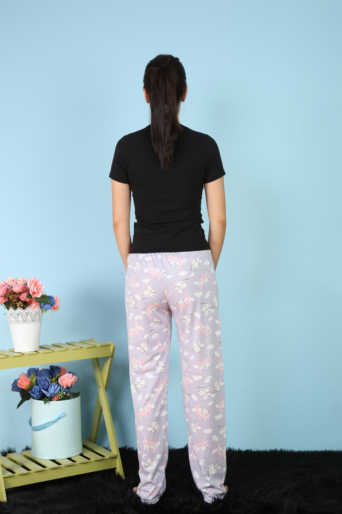 Akbeniz Bayan Tek Alt Pijama 27159