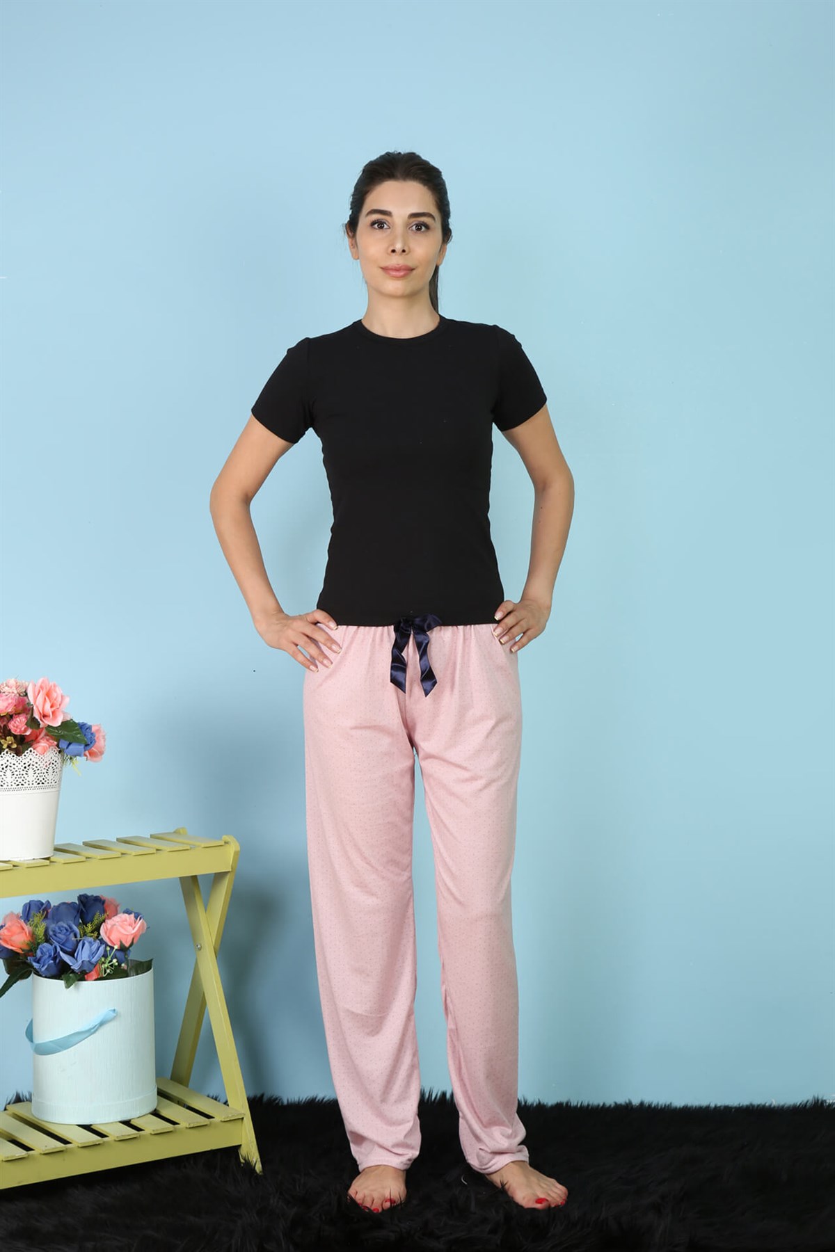 Akbeniz Bayan Tek Alt Pijama 27165