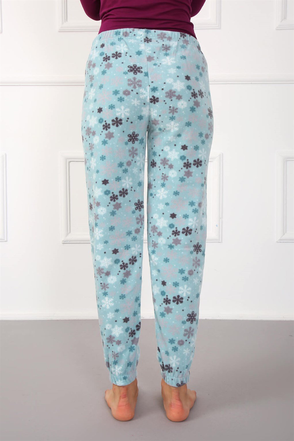 Akbeniz Bayan Welsoft Polar Tek Alt Pijama 210046