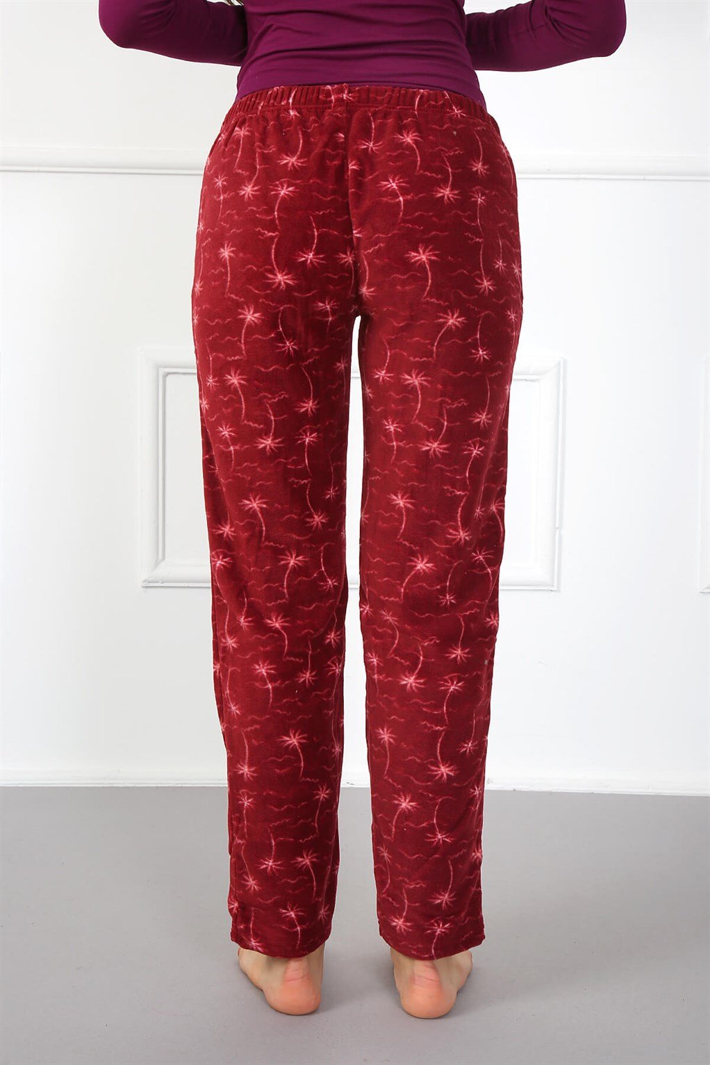 Akbeniz Bayan Welsoft Polar Tek Alt Pijama 210049