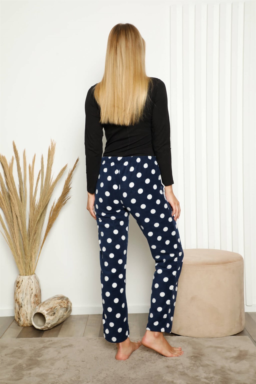 Akbeniz Bayan Welsoft Polar Tek Alt Pijama 27337