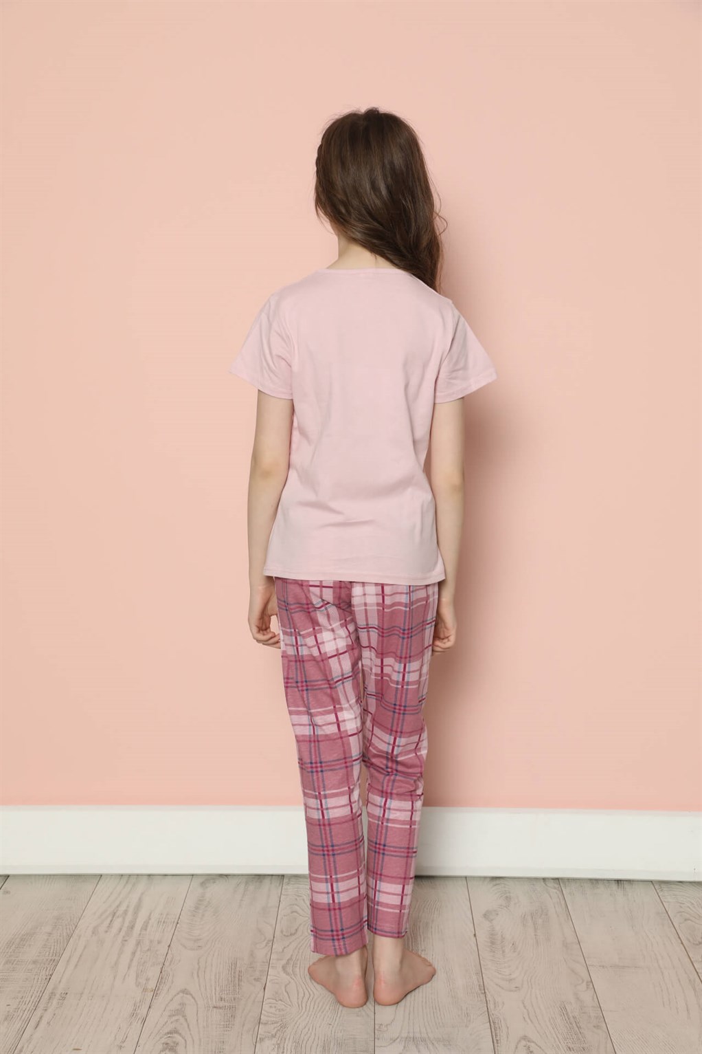 Akbeniz Çocuk Pamuk Kısa Kollu Pijama Takımı 20582P