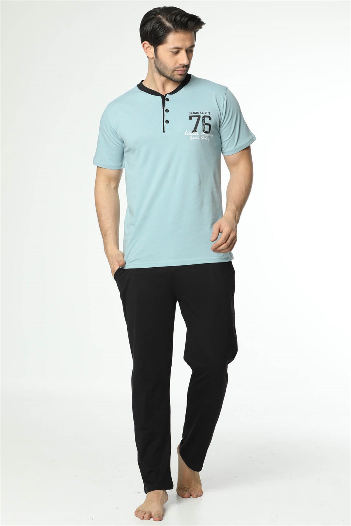 Akbeniz Erkek 3'lü Pijama Takım 6539
