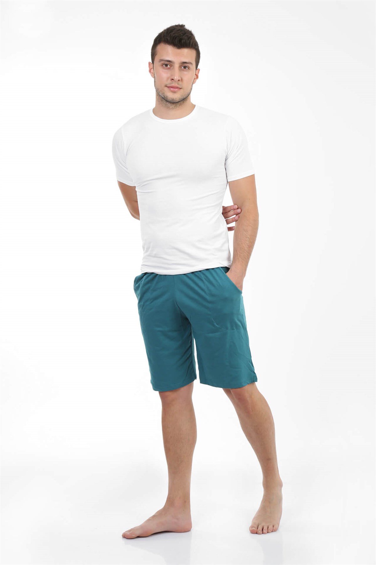 Akbeniz Erkek Cepli Pamuk Şort 27211