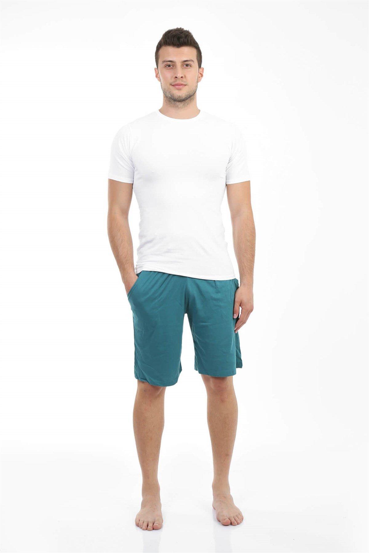 Akbeniz Erkek Cepli Pamuk Şort 27211
