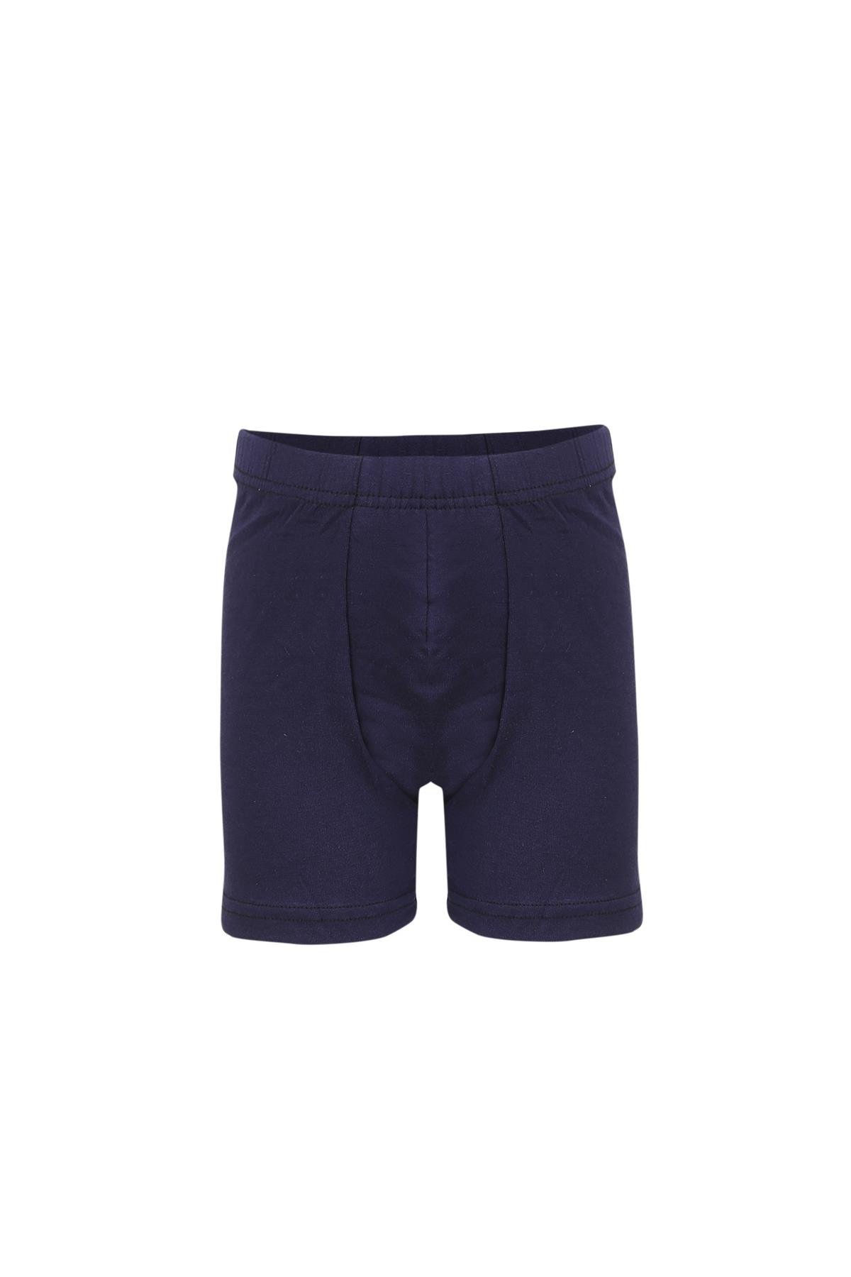Akbeniz Erkek Çocuk 3'lü Lacivert Boxer