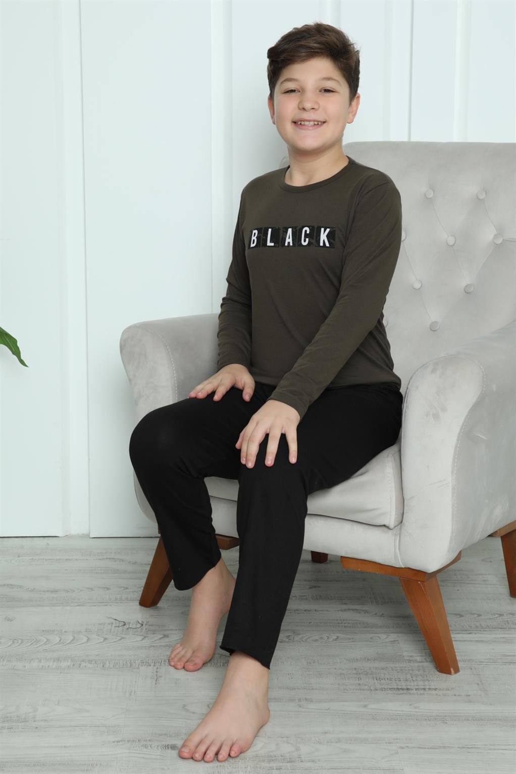 Akbeniz Erkek Çocuk Penye Pijama Takım 20419