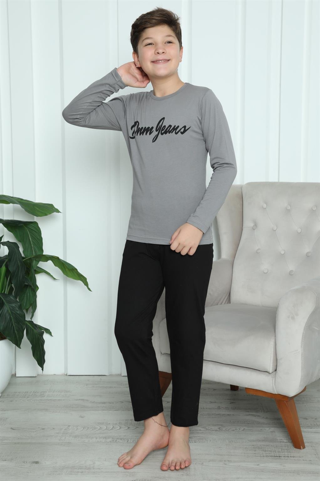 Akbeniz Erkek Çocuk Penye Pijama Takım 20416