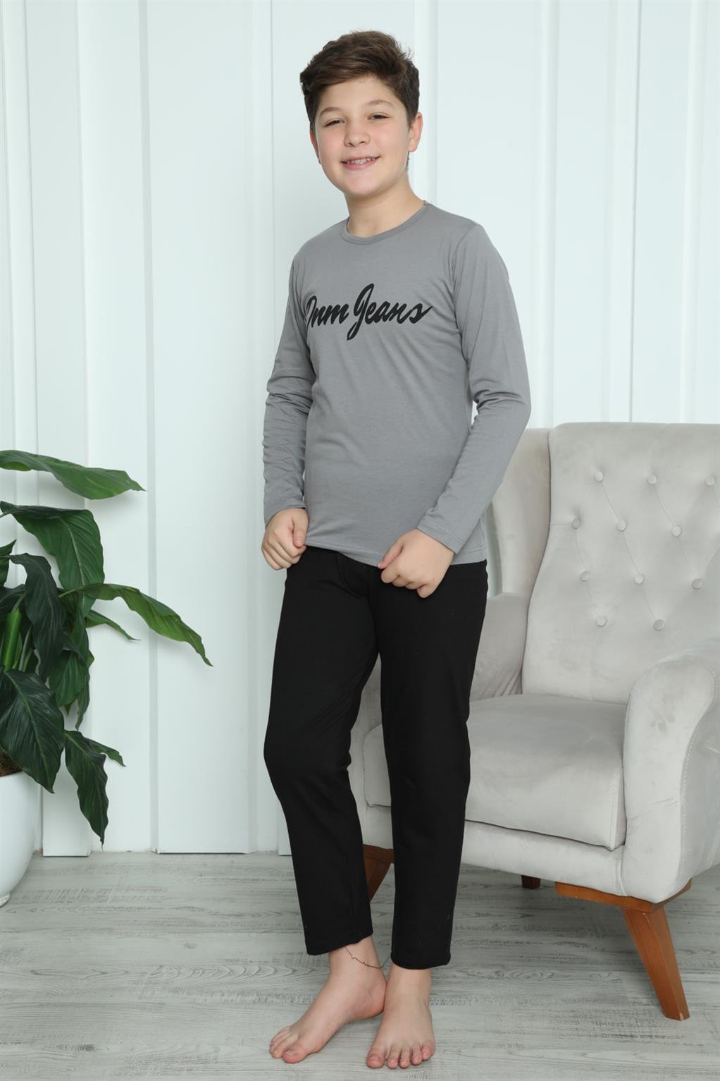 Akbeniz Erkek Çocuk Penye Pijama Takım 20416