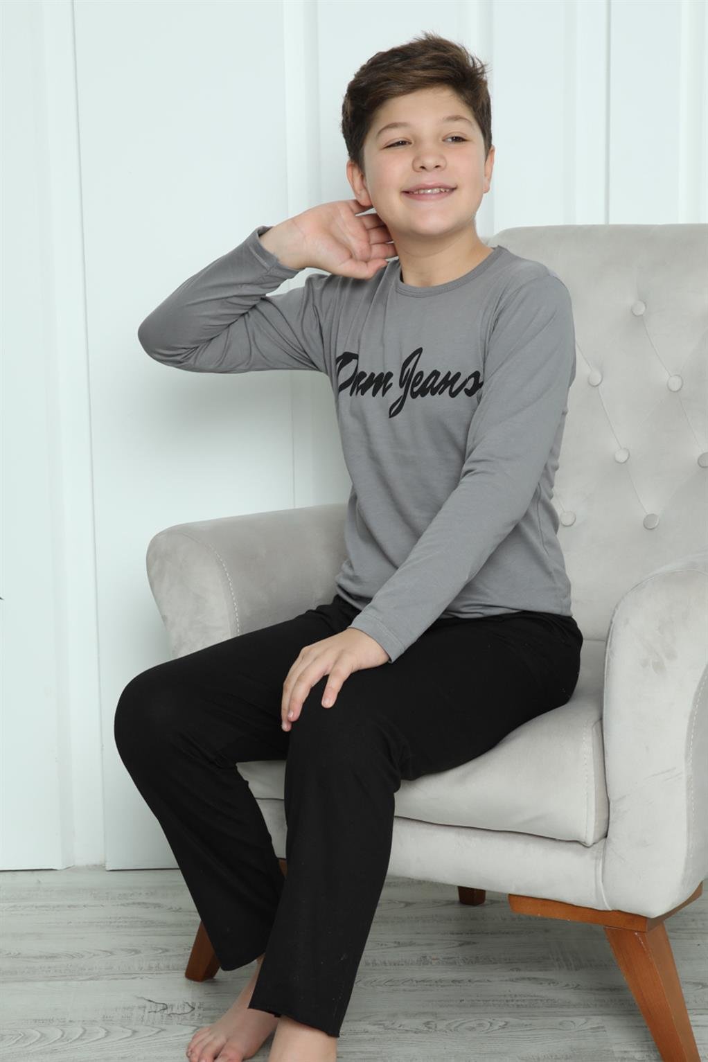 Akbeniz Erkek Çocuk Penye Pijama Takım 20416