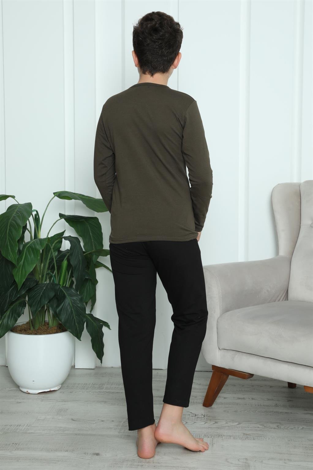 Akbeniz Erkek Çocuk Penye Pijama Takım 20419