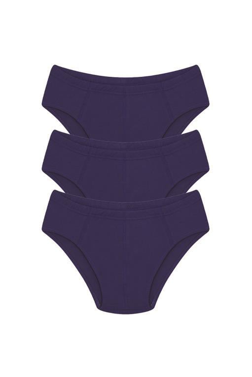 Akbeniz Erkek Pamuk 3lü Saks Slip 40129