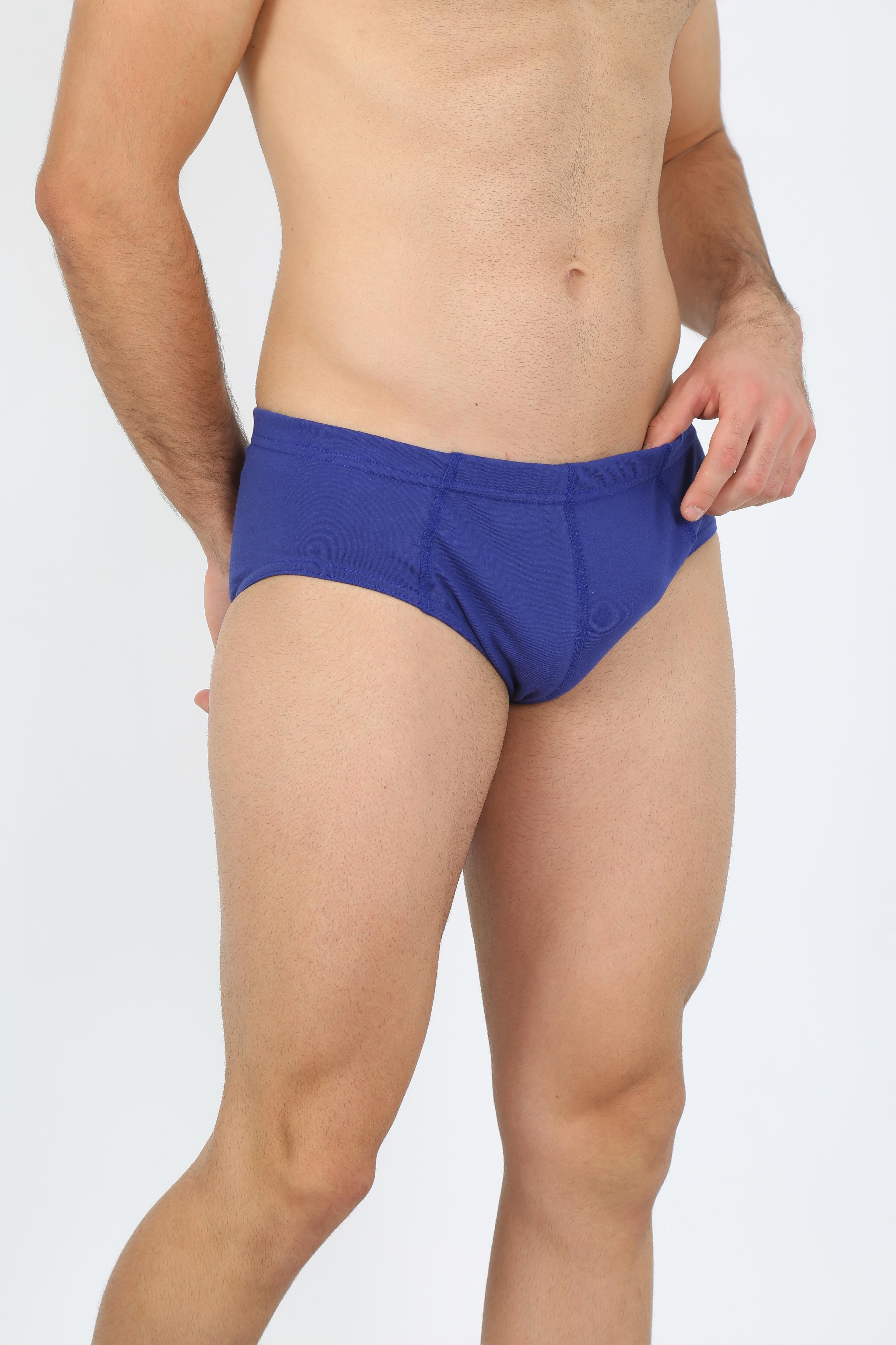 Akbeniz Erkek Pamuk 3lü Saks Slip 40129