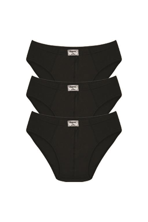 Akbeniz Erkek Pamuk 3lü Siyah Slip 40129