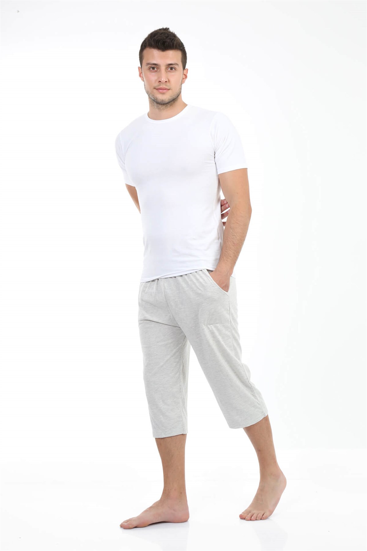 Akbeniz Erkek Pamuk Kapri 27195