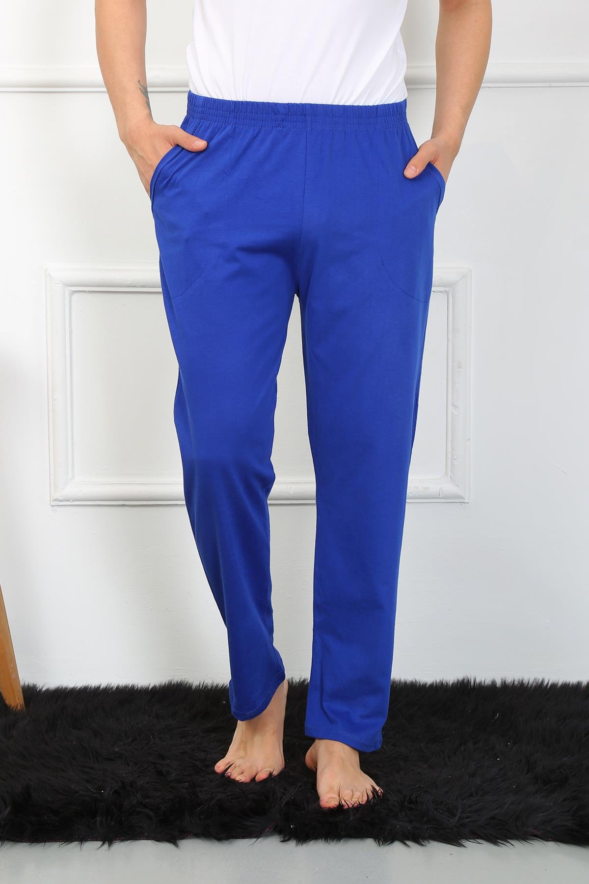 Akbeniz Erkek Pamuk Saks Tek Alt Pijama 27495