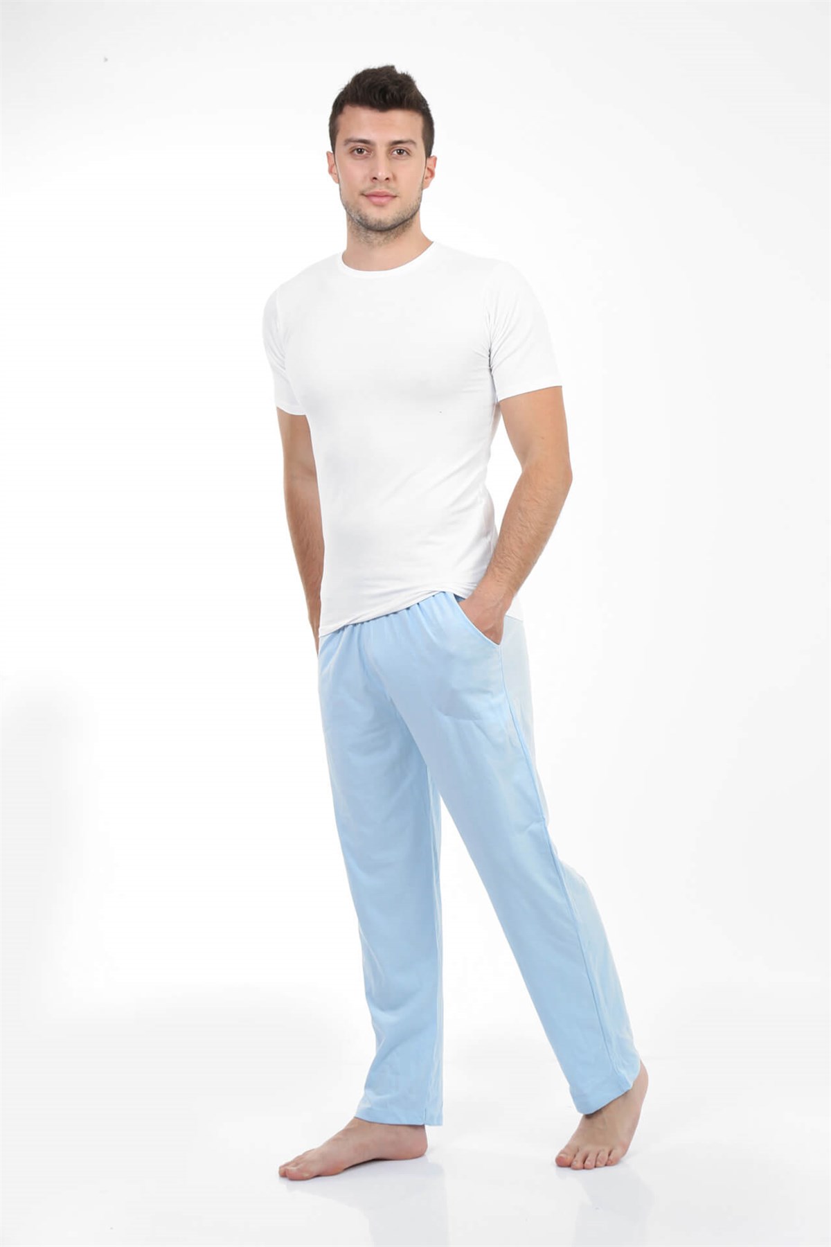 Akbeniz Erkek Pamuk Tek Alt Pijama 27202
