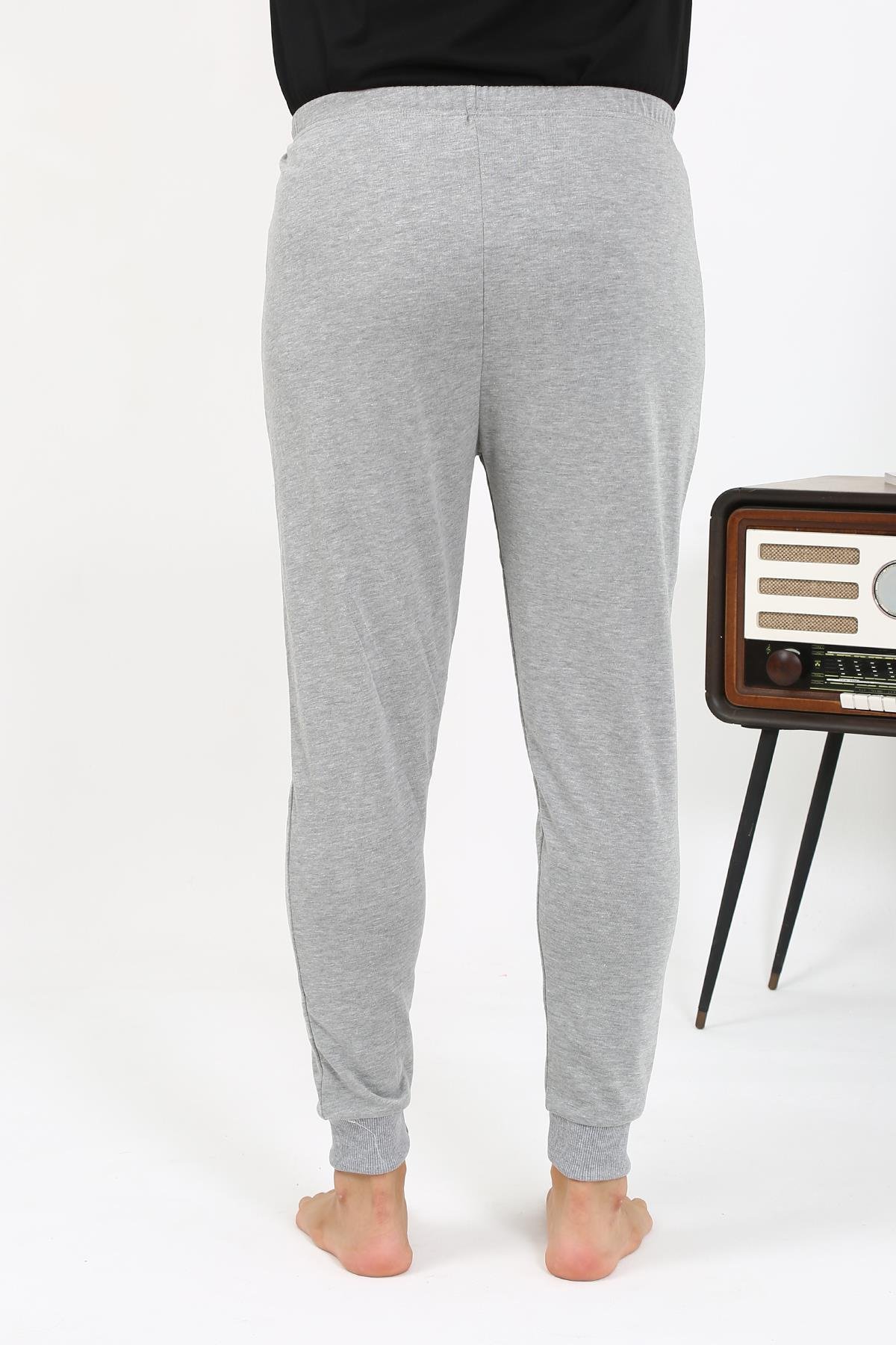 Akbeniz Erkek Pamuk Tek Alt Pijama Gri 27551