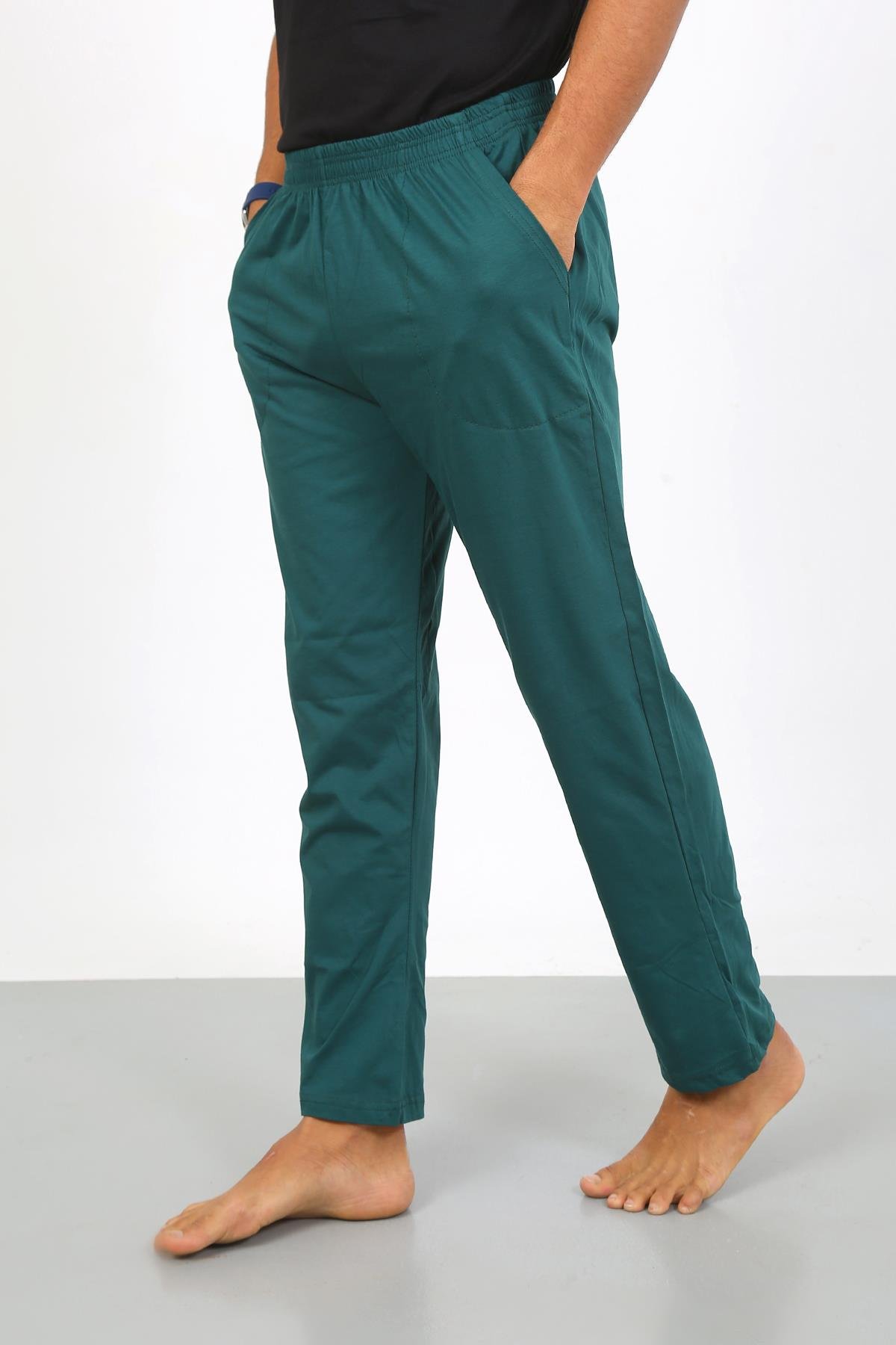 Akbeniz Erkek Pamuk Yeşil Tek Alt Pijama 27495