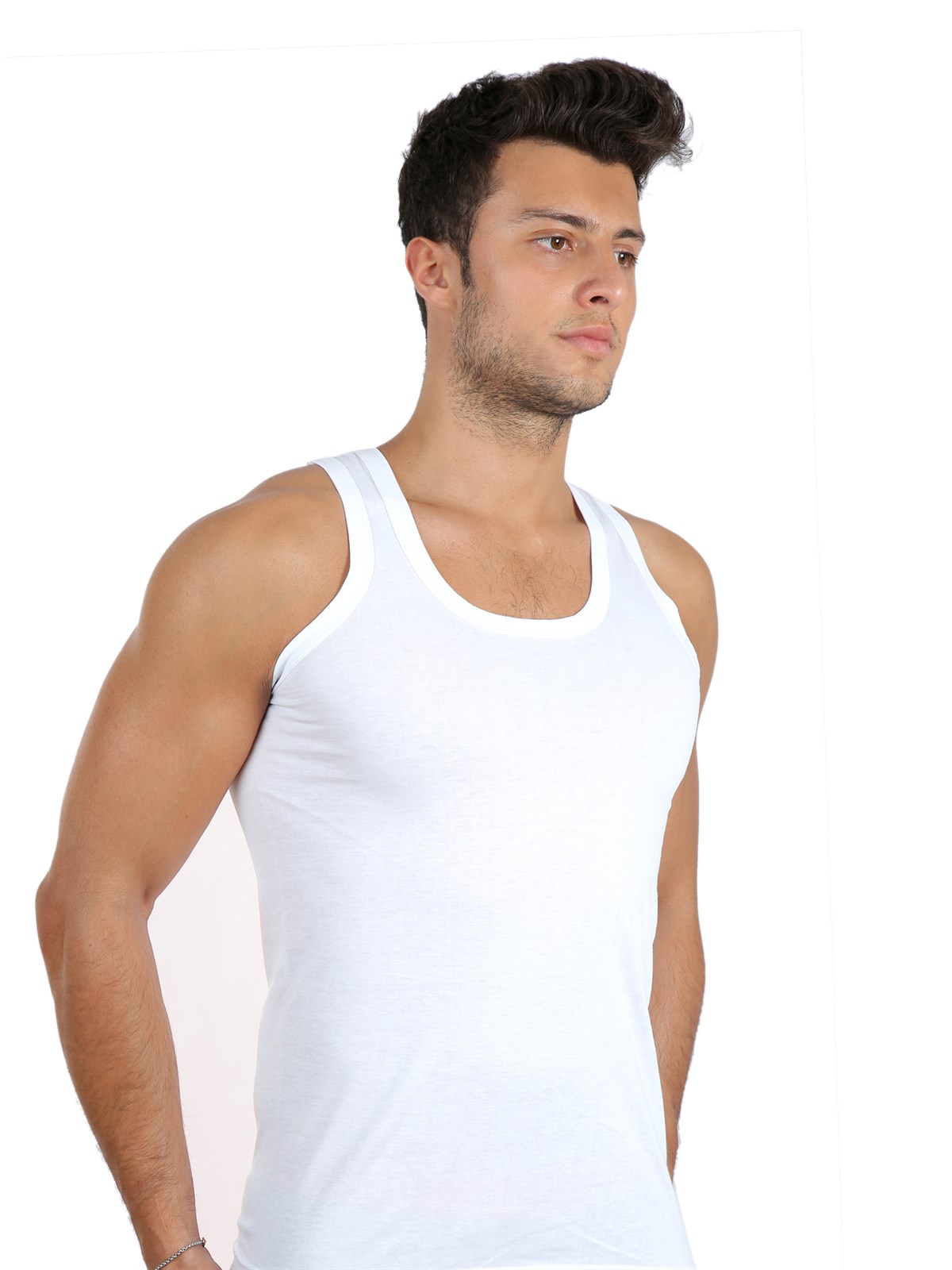 Akbeniz Erkek Penye Atlet 65661