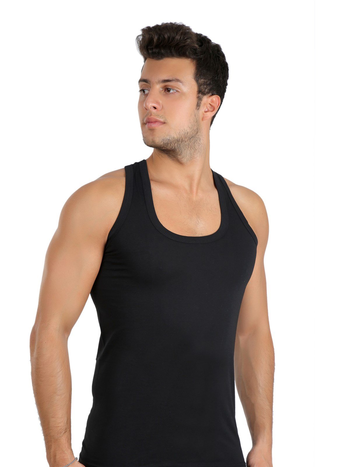 Akbeniz Erkek Penye Atlet 65663