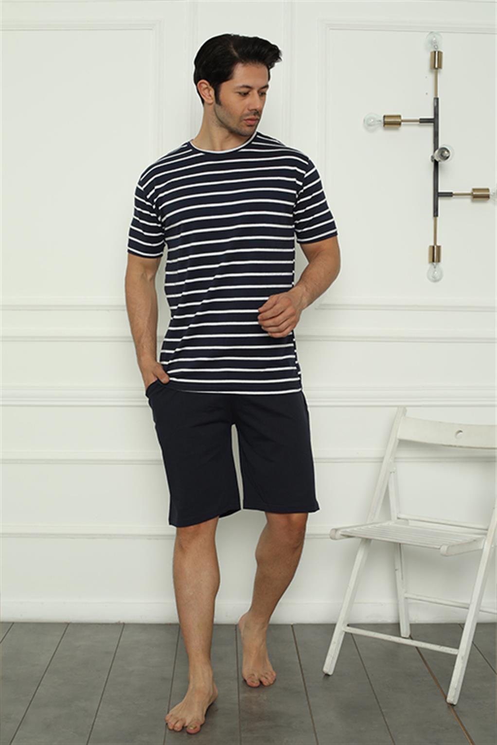 Akbeniz Erkek Penye Şortlu Pijama Takım 6835